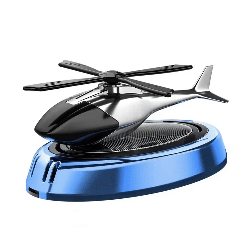 خوشبوکننده خودرو خورشیدی مدل هلیکوپتر کد KTP030_BLUE