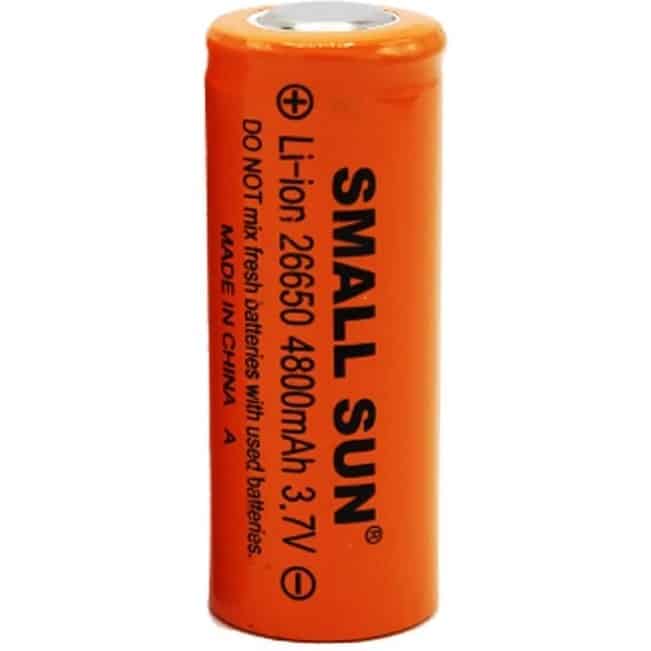 باتری لیتیوم یون اسمال سان مدل 26650 ظرفیت 4800 میلی آمپر اورجینال