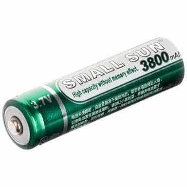 باتری لیتیومی 18650 اسمال سان 3800 میلی آمپر