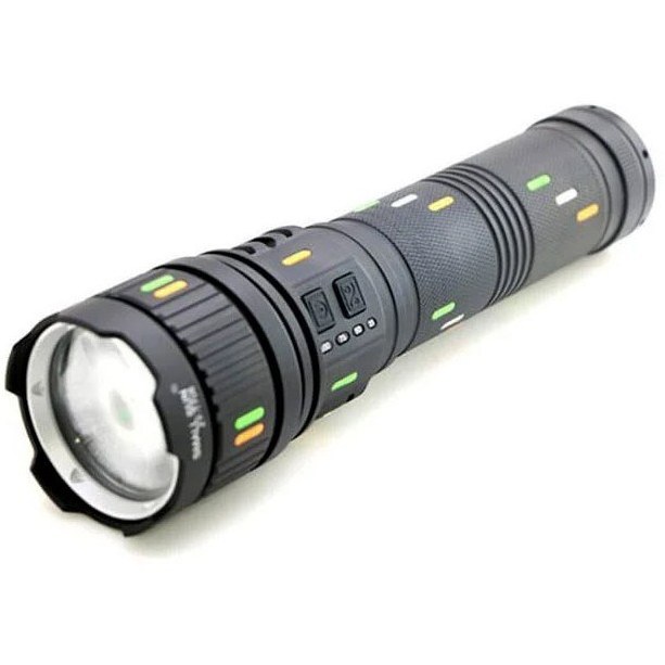 چراغ قوه دستی اسمال سان مدل ZY-T600 با نور LED و شدت 5000 لومن