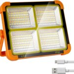 پروژکتور شارژی خورشیدی مدل D8 100 وات