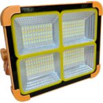 پروژکتور شارژی خورشیدی KY-100W ظرفیت 100 وات با پاور بانک