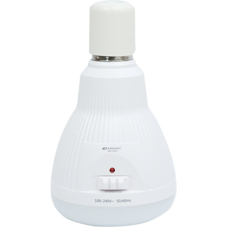 چراغ اضطراری آویزدار کامی سیف مدل KM-5853 رنگ مهتابی